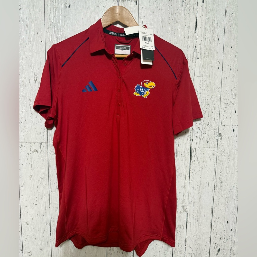 Women’s Adidas Kansas Jayhawks polo
